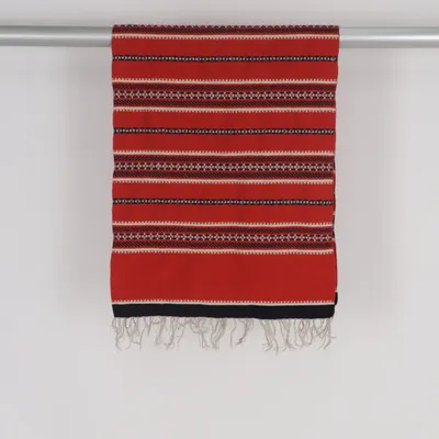 Vävd matta (Röd, Flerfärgad)