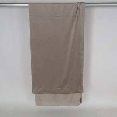 Rideau passe tringle (Beige) de Hasta Polyester