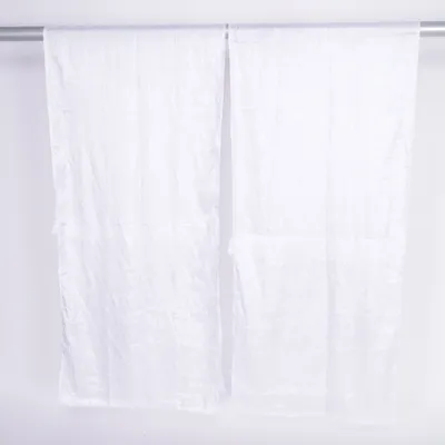 Rod pocket curtain (White) from Jotex Polyester