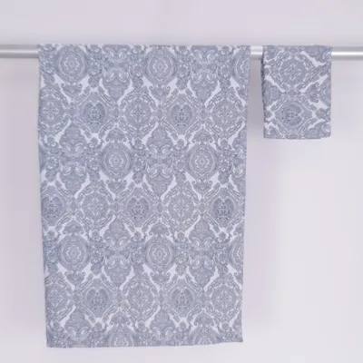 Bed set (White, Blue) from IKEA Polyester
