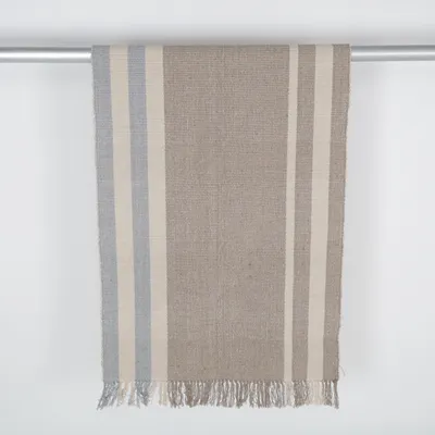 Woven rug (Beige, Gray) from Ohlssons