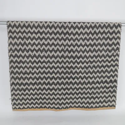 Geweven tapijt (Beige, Zwart)