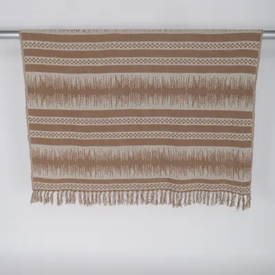 Filt (Beige, Vit) från Bloomingville Akryl, Bomull, Polyester, Viskos, Ull