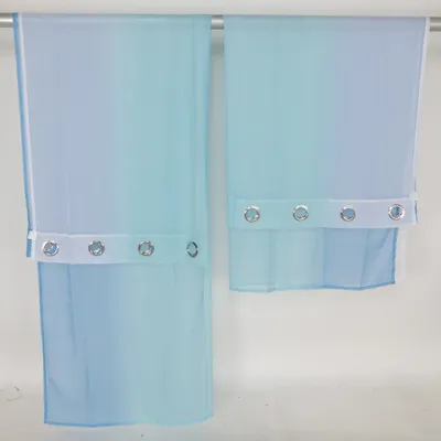 Öljettgardin (Blå) från BPC Bonprix Collection Polyester