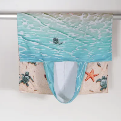 Cape de bain (Bleu, Multicolore)