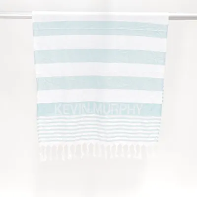 Strandlaken (Blauw, Wit) van Kevin Murphy