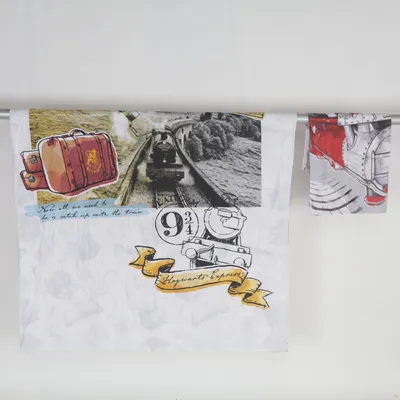 Bäddset (Vit, Flerfärgad) från Harry Potter Bomull