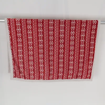 Filt (Röd, Vit) från Nina Royal Polyester