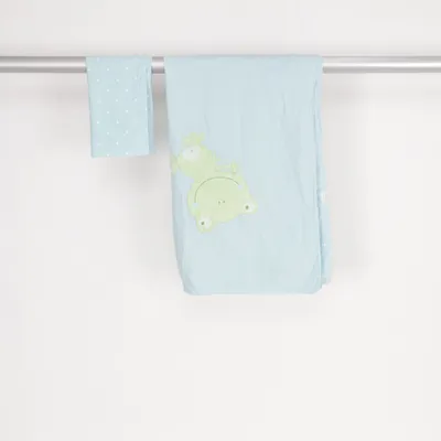 Bed set (Blue, Multicolored) from Premaman Cotton