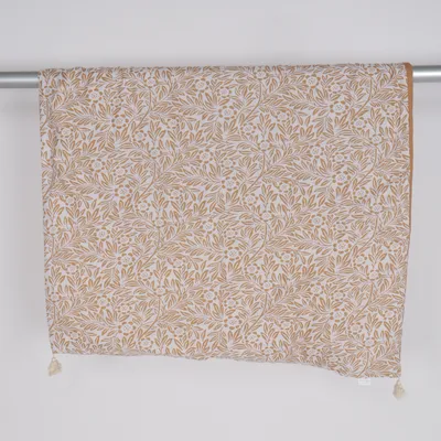 Bedspread (Brown, White, Multicolored) from Linvosges Cotton, Polyester