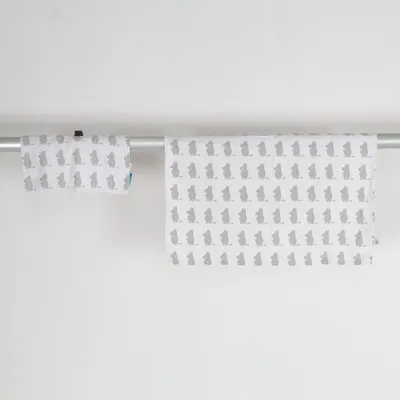 Parure de lit (Blanc, Gris) de Mumin Coton biologique
