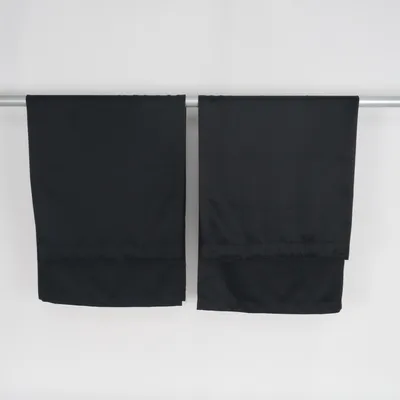 Mörkläggningsgardin (Svart) Polyester