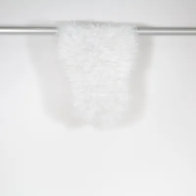 Tapis à poils longs (Blanc) de Hequ Acrylique, Polyester