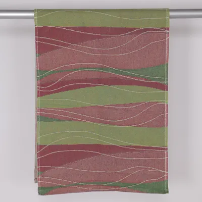 Vävd matta (Grön, Röd, Flerfärgad) från Ekelund Bomull