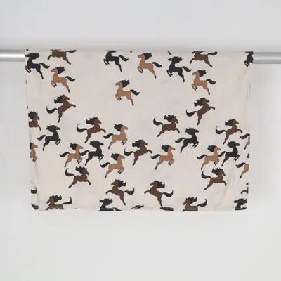 Duvet cover (Beige, Brown, Black) from Certified Organic cotton, Polyester