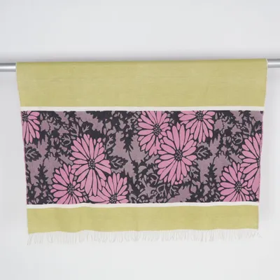 Couverture (Rose, Vert, Multicolore) de Designers Guild Coton, Laine