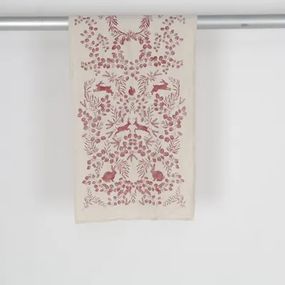 Tafelloper (Beige, Rood) van H&M Home Katoen, Linnen