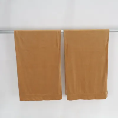 Rideau passe tringle (Marron) de Rusta Home Polyester