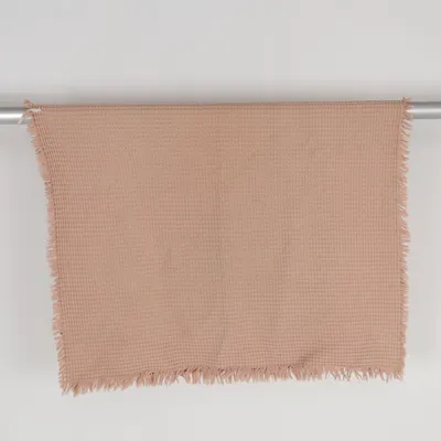 Plaid (Beige) fra Midnatt Økologisk bomuld