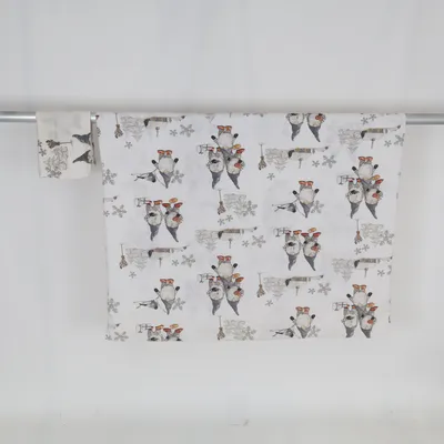 Parure de lit (Beige, Gris) de Borganäs Coton