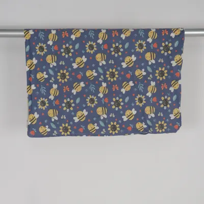 Påslakan (Vit, Blå, Flerfärgad) från Novitesse Bomull