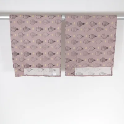 Gardinfag (Pink, Gul, Sort) fra Alice & Fox Bomuld
