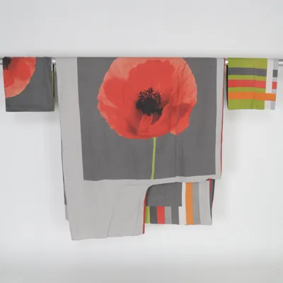 Dekbedset (Groen, Rood, Meerkleurig) Katoen