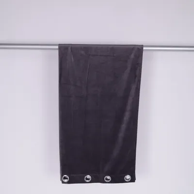 Eyelet curtain (Gray) from Solbacka Hemtextil Polyester