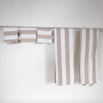 Bed set (Beige, White) from Gripsholm Cotton