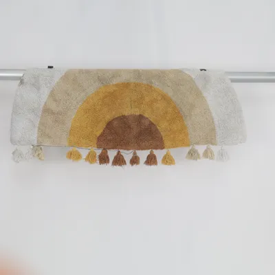 Kortluggad matta (Beige, Brun, Gul) från Hema Bomull