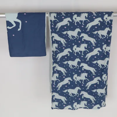 Bäddset (Blå, Vit) från Novitesse Bomull