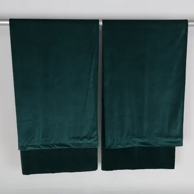 Mørklægningsgardin (Grøn) fra Rusta Polyester