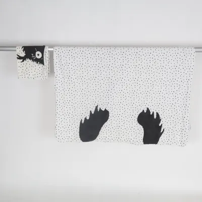Bed set (White, Black) from Bloomingville Cotton