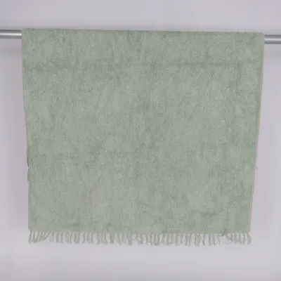 Filt (Grön, Beige) från Jotex Bomull