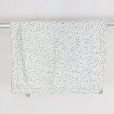 Babyfilt (Vit, Grön) från Cam Cam Copenhagen Ekologisk bomull, Polyester