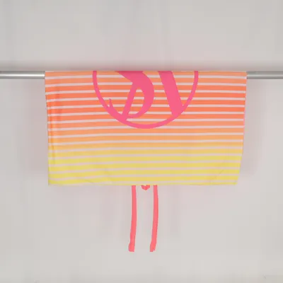 Strandmatte (Pink, Orange, Gelb) von Victoria's Secret Polyamid, Polyester