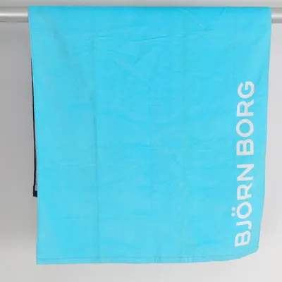 Beach towel (Blue, Black) from Björn Borg Cotton