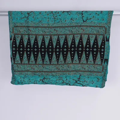 Textil (Turkos, Svart, Guldfärgad)