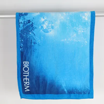Strandhandduk (Blå, Vit) från Biotherm Bomull