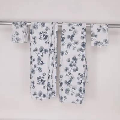 Bäddset (Vit, Flerfärgad) från Rusta Bomull