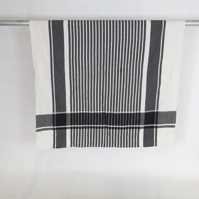 Filt (Svart, Vit) från Hemtex Bomull