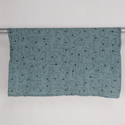 Baby blanket (Blue, Multicolored) from Done by Deer