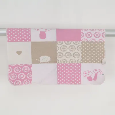Babytæppe (Pink, Hvid, Beige) fra David Fussenegger Bomuld, Viscose
