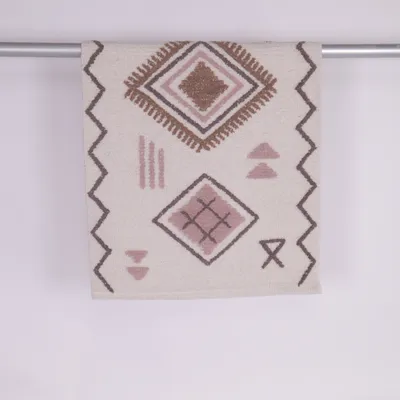 Kortluggad matta (Vit, Rosa, Flerfärgad) från H&M Home Bomull, Polyamid, Ull