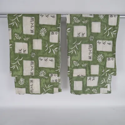 Kanallängd (Vit, Grön, Svart) Bomull