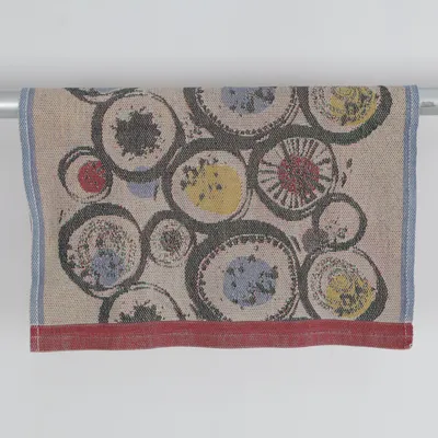 Tapis à poil court (Beige, Multicolore) de Ekelund Coton