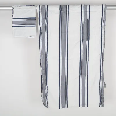 Parure de lit (Bleu, Blanc) de Newport Coton