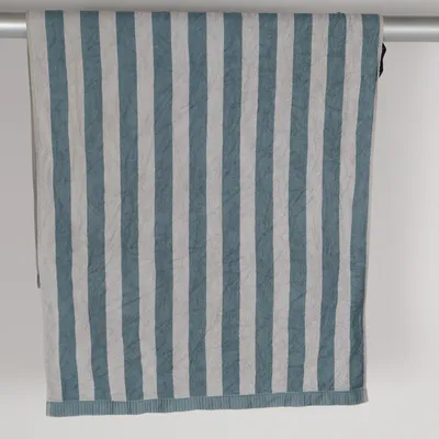 Badehåndklæde (Blå, Hvid) fra Marimekko Bomuld