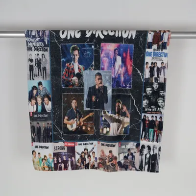 Blanket (Black, Multicolored) from One Direction