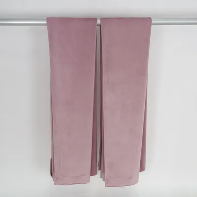 Rideau passe tringle (Rose) de Svanefors Polyester